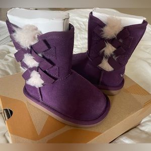 NEW IN BOX UGG Koolaburra Purple/Violet boot Size 5 Toddler